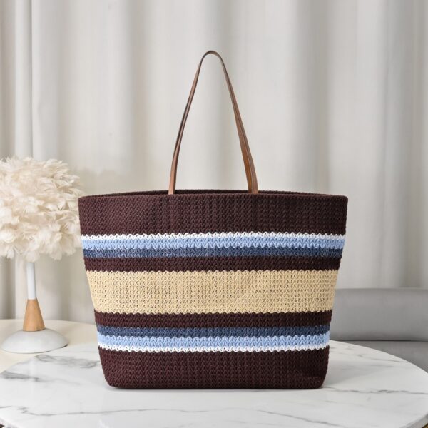 sy_no_A5CCD29456B865F175C26F9CCB4227E8_4 Miu Miu Women's Large Woven Fabric Tote/Shoulder Bag