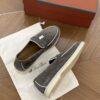 sy_no_A5F23FDA2E78609ED1BC191EEFE945D6_7 Loro Piana Summer Charms Walk Dark Taupe & Grey Suede Loafers