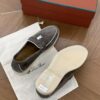 sy_no_A5F23FDA2E78609ED1BC191EEFE945D6_8 Loro Piana Summer Charms Walk Dark Taupe & Grey Suede Loafers