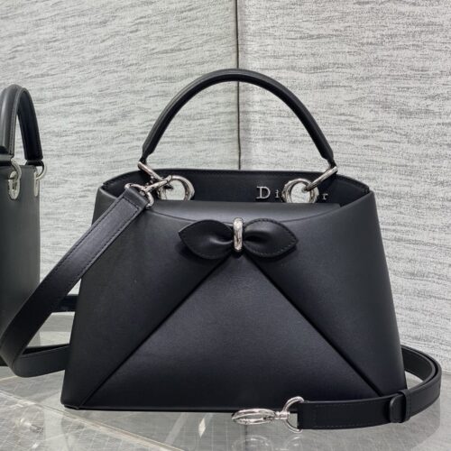 sy_no_A64980520D6DA748FD71990E24443452_0 Dior French-style chic bow handbag – vintage shoulder and crossbody bag