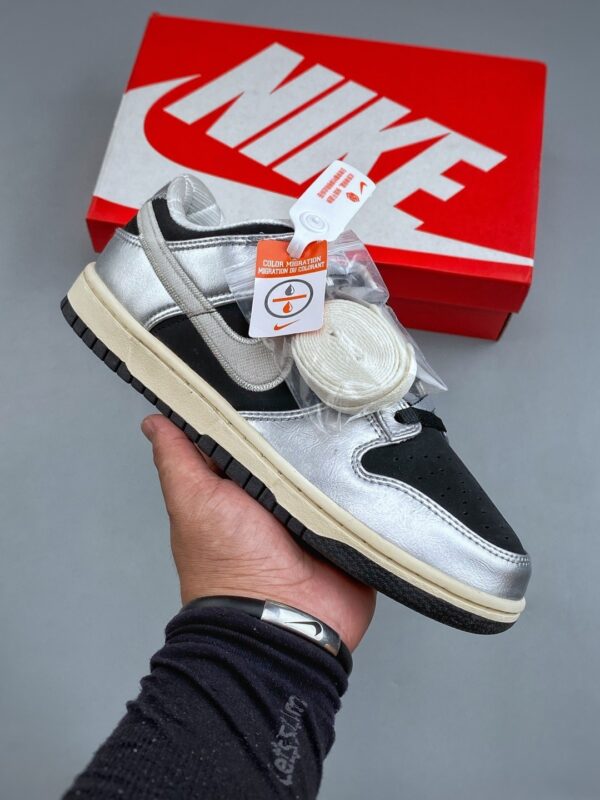 sy_no_A715802543FC1B55D853FD52115B59DF_0 Nike Dunk Low “Metallic Silver / Black” Y2K Sneakers