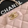 sy_no_A7416417DA65570CDE294FF0F58B32F4_6 Pink Mini Quilted Leather Top-Handle Flap Bag