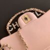 sy_no_A7416417DA65570CDE294FF0F58B32F4_7 Pink Mini Quilted Leather Top-Handle Flap Bag