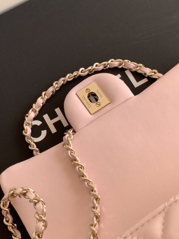 sy_no_A7416417DA65570CDE294FF0F58B32F4_7 Pink Mini Quilted Leather Top-Handle Flap Bag