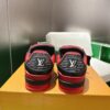 sy_no_A7548E3B3B5A2409F110EB5ABF1DC071_7 Louis Vuitton LV Trainer Maxi / LV Skate Black, Red & White Retro Skate Sneakers