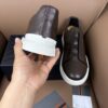 sy_no_A7BCDF181817C65899D5DEA1295A6816_4 Dark Brown & Mocha Smooth Leather Slip-On Sneakers