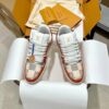 sy_no_A7BE6C7B86F7B9DFD4620A2CFF04BB0E_3 Louis Vuitton LV Trainer Orange Damier Canvas & White Leather Retro Sneakers