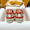 sy_no_A7BE6C7B86F7B9DFD4620A2CFF04BB0E_7 Louis Vuitton LV Trainer Orange Damier Canvas & White Leather Retro Sneakers