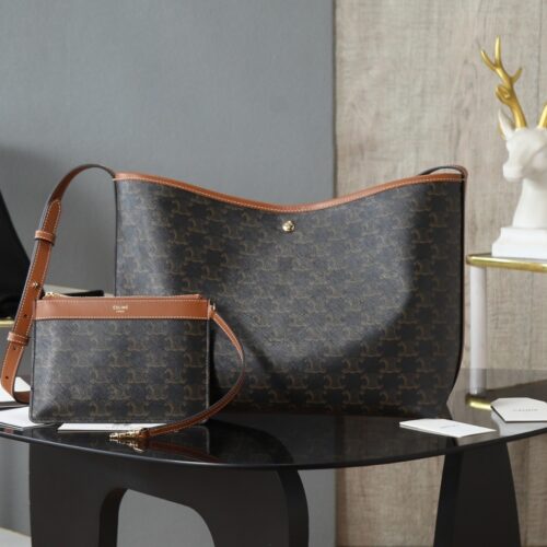 sy_no_A7C9DA819D84A2E0B3ADA60D00A4D69D_0 CELINE Soft Shopper Tote Bag