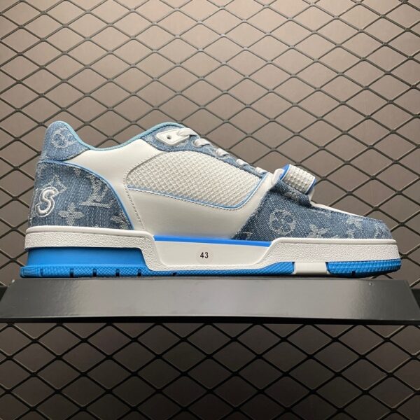 sy_no_A82391B8EED9CD1439DAC30934C0ABB9_2 Louis Vuitton LV Trainer low-top casual sneakers with Velcro straps