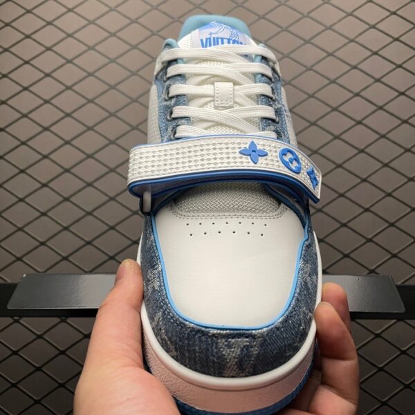 sy_no_A82391B8EED9CD1439DAC30934C0ABB9_8 Louis Vuitton LV Trainer low-top casual sneakers with Velcro straps