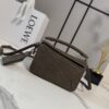 Loewe Mini Featherlight Puzzle Bag – Grained Nubuck Leather