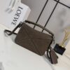 Loewe Mini Featherlight Puzzle Bag – Grained Nubuck Leather