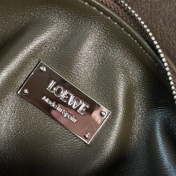 Loewe Mini Featherlight Puzzle Bag – Grained Nubuck Leather