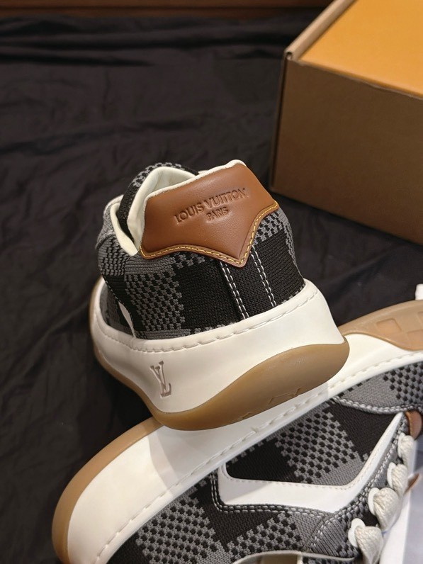 sy_no_A8958E8D2A623C4858D4A56B92E5CE60_7 Louis Vuitton LV Checker Black & Grey Damier Chunky Sneakers