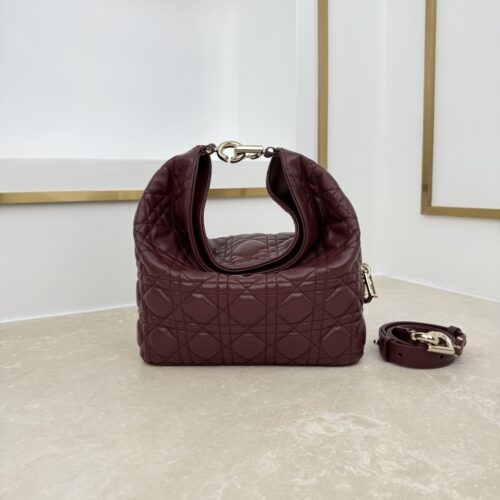 sy_no_A8BCE0726F25C1942F9461A56469663C_0 Toujours Hobo Mini Bag – Burgundy Lambskin