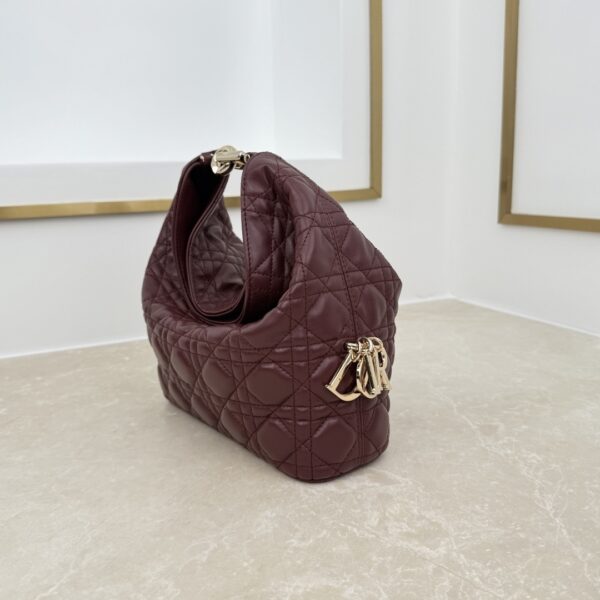 Toujours Hobo Mini Bag – Burgundy Lambskin
