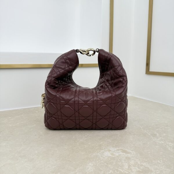 Toujours Hobo Mini Bag – Burgundy Lambskin