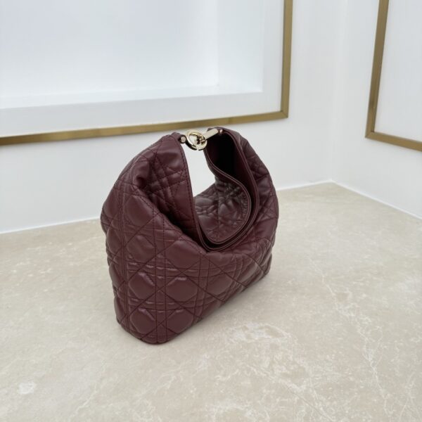 Toujours Hobo Mini Bag – Burgundy Lambskin