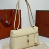 Loro Piana Extra Bag L27 Shoulder Bag – Saddle Leather (White)