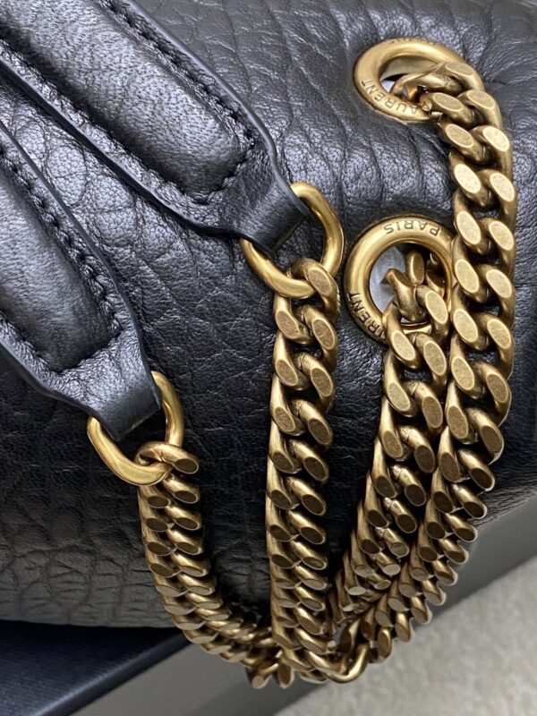 sy_no_AA602513CC0EF6BA0BA6507EB9413DBD_5 Calypso 30cm Chain Bag – Black Embossed Lambskin