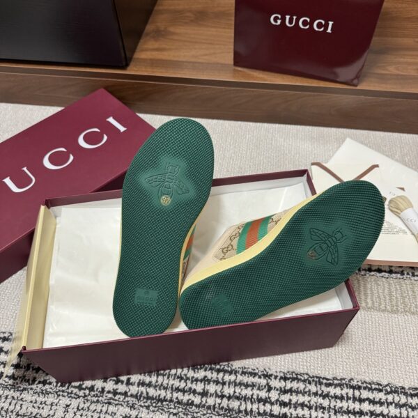 sy_no_AA7EA031AF57B1F32AB5C651DD07542E_8 Gucci Screener Beige GG Canvas Suede Backless Sneaker / Mule