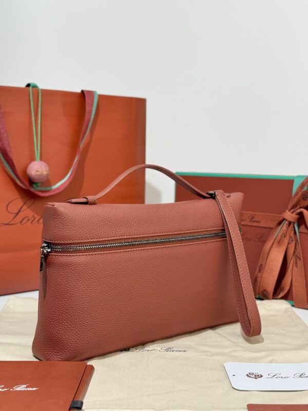 Loro Piana Extra Pouch L29 Clutch Bag – Red