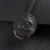 Black Medium Baguette-Style Textured Leather Bag