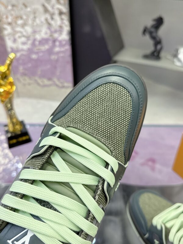 Louis Vuitton LV Trainer Maxi Dark Green & Deep Teal Sneakers
