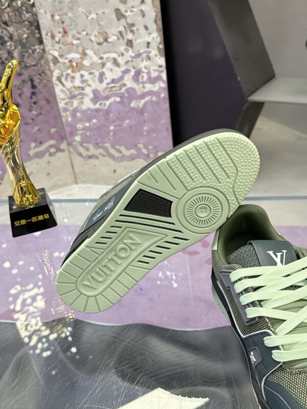 Louis Vuitton LV Trainer Maxi Dark Green & Deep Teal Sneakers