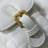 Dior Women's Medium Caro Backpack – Milk-colored Lambskin with Gold-tone CD Logo (2025 New Model)