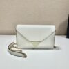 sy_no_ABBF4E8733811FC396A7E4B587261252_1 White Saffiano Leather Envelope Chain Crossbody Bag