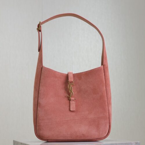 YSL Le 5 À 7 Shoulder Bag – Pink Suede