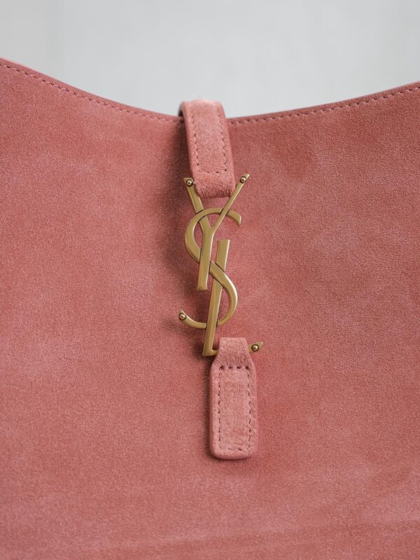 sy_no_AC08A9C2A54E4F5008A8289D2F9FCD61_4 YSL Le 5 À 7 Shoulder Bag – Pink Suede