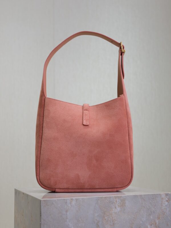 sy_no_AC08A9C2A54E4F5008A8289D2F9FCD61_6 YSL Le 5 À 7 Shoulder Bag – Pink Suede