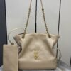 Jamie 4.3 Small Pochon Hobo Tote – Beige Lambskin & Antique Gold