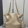 Jamie 4.3 Small Pochon Hobo Tote – Beige Lambskin & Antique Gold