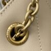 Jamie 4.3 Small Pochon Hobo Tote – Beige Lambskin & Antique Gold