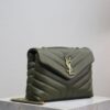 sy_no_ACA7C6BA880609D67CAEDFB882103689_2 Loulou 23cm Green Leather Bag