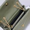 sy_no_ACA7C6BA880609D67CAEDFB882103689_8 Loulou 23cm Green Leather Bag