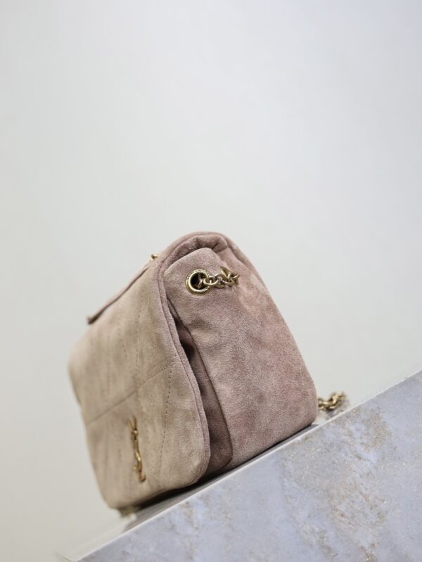 YSL Jamie Mini Shoulder Bag – Pink Suede
