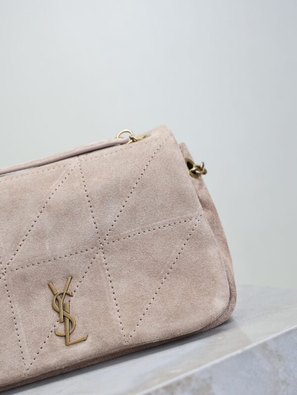 YSL Jamie Mini Shoulder Bag – Pink Suede