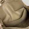 Sand Gold / Khaki Beige Suede Classic Flap Bag