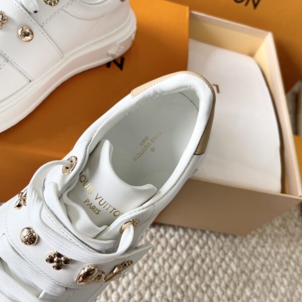 sy_no_ADCEE6BBD0871AD4222EBDC234AF1BC7_7 Louis Vuitton Women's Time Out Sneakers – New Fall/Winter Calfskin Casual Sneakers