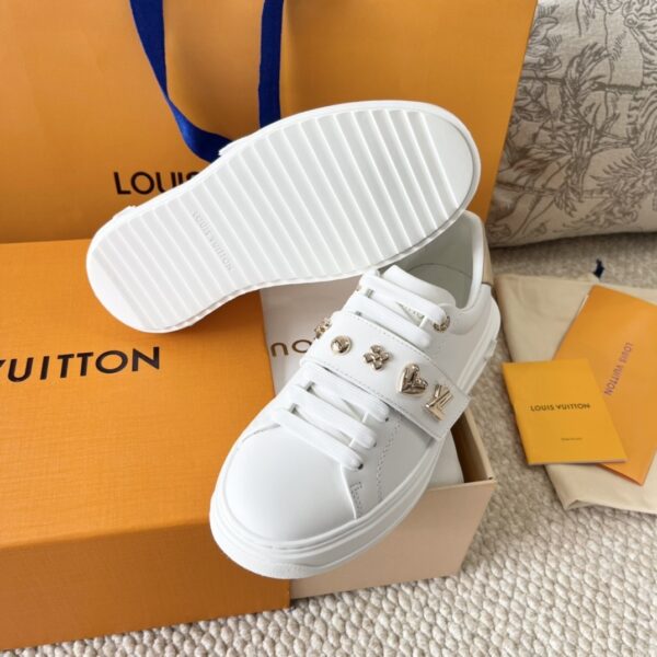 sy_no_ADCEE6BBD0871AD4222EBDC234AF1BC7_8 Louis Vuitton Women's Time Out Sneakers – New Fall/Winter Calfskin Casual Sneakers