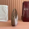 GG Marmont Mini Crescent Shoulder Bag – Black Grained Calfskin