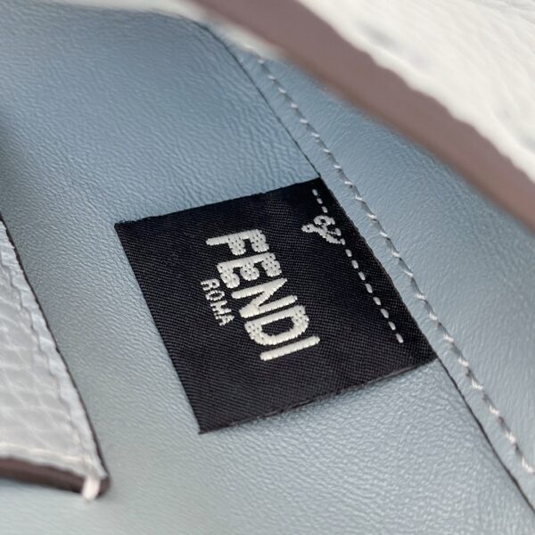 Fendi Baguette Selleria Hand-Stitched Bag – Light Blue