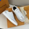 sy_no_AE3AEDB3D7A7BCDF86A63225244F9DD7_2 White & Light Grey Embossed Suede Derby Sneakers