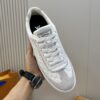 sy_no_AE3AEDB3D7A7BCDF86A63225244F9DD7_5 White & Light Grey Embossed Suede Derby Sneakers