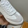 sy_no_AE3AEDB3D7A7BCDF86A63225244F9DD7_6 White & Light Grey Embossed Suede Derby Sneakers
